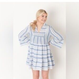 Blue and White Striped Entro dress